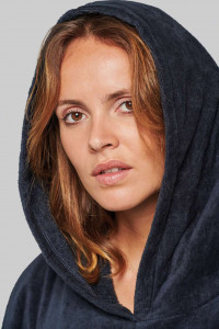 UNISEX HOODED TOWELLING PONCHO - Img 4