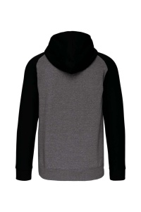 UNISEX TWO-TONE ZIPPED HOODED FLEECE JACKET - Img 3