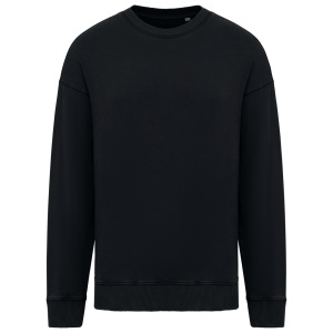 UNISEX WASHED EFFECT OVERSIZE ROUND NECK SWEATSHIRT - Img 3