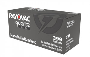 Baterie pt ceas Rayovac 399 (AG7) 10 bucati - Img 1
