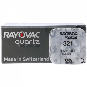 Baterii ceas Rayovac 321 (SR616SW) oxid argint 10 buc - Img 2