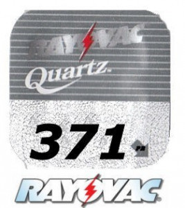Baterii ceas Rayovac 371 (AG6) cu oxid Argint 10 buc - Img 3