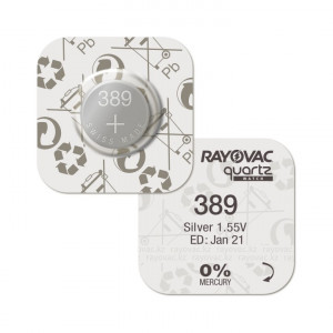 Baterii ceas Rayovac 389 (AG10) oxid argint 10 buc - Img 4