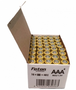 Cutie 40 x Baterie R3 / AAA Foton Economy - Img 3