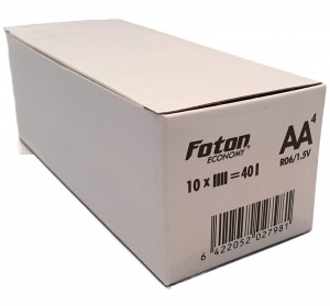 Cutie 40 x Baterie R6 / AA Foton Economy - Img 5