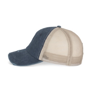 ECO-FRIENDLY UNISEX RIPPED EFFECT TRUCKER CAP - Img 7