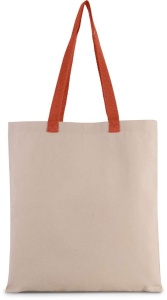 FLAT CANVAS SHOPPER WITH CONTRAST HANDLE - Img 10