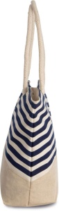 JUTE CANVAS DUFFEL SHOPPING BAG - Img 3