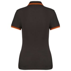 LADIE'S SHORT-SLEEVED POLOSHIRT WITH CONTRASTING PIPING - Img 20