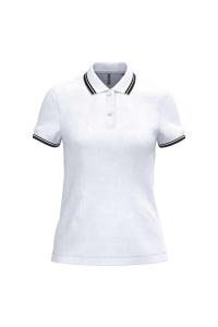 LADIE'S SHORT-SLEEVED POLOSHIRT WITH CONTRASTING PIPING - Img 39