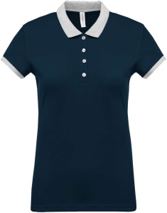 LADIES’ TWO-TONE PIQUÉ POLO SHIRT - Img 3