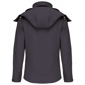 LADIES' DETACHABLE HOODED SOFTSHELL JACKET - Img 4