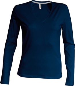 LADIES' LONG-SLEEVED V-NECK T-SHIRT - Img 4