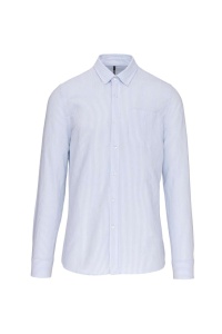 LONG-SLEEVED WASHED OXFORD COTTON SHIRT - Img 4