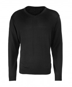 MEN'S KNITTED V-NECK SWEATER - Img 1