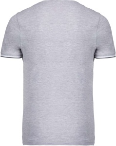 MEN'S PIQUÉ KNIT V-NECK T-SHIRT - Img 8