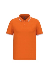 MEN'S SHORT-SLEEVED POLOSHIRT WITH CONTRASTING PIPING - Img 9