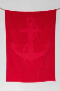 OLIMA „ANCHOR” JACQUARD BEACH TOWEL - Img 6