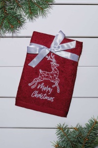 OLIMA CHRISTMAS TOWEL - REINDEER - Img 2