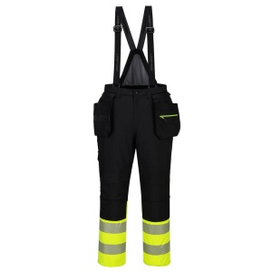 Pantaloni de iarnă cu pieptar DX4 Hi-Vis Clasa 1 - Img 2