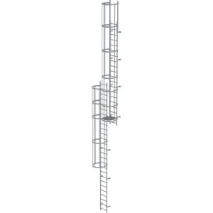 SCARA DE ACCES / EVACUARE / INCENDIU, OTEL ZINCAT, DIN 14094-1, 10,92m - Img 1