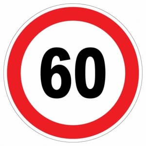 Sticker autocolant Limitare viteza - Img 2