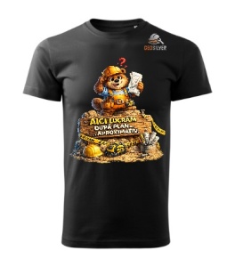 Tricou personalizat - Aici lucrăm după plan… aproximativ