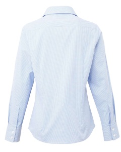WOMEN'S LONG SLEEVE GINGHAM MICROCHECK SHIRT - Img 11