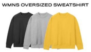 WOMENS OVERSIZED SWEATSHIRT - Img 2