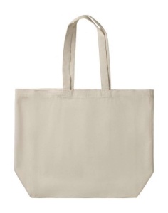 COTTON CANVAS LARGE TOTE