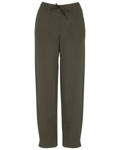 ECO-FRIENDLY LADIES' LINEN WASHED EFFECT TROUSERS - Img 2