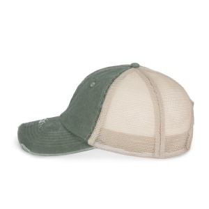 ECO-FRIENDLY UNISEX RIPPED EFFECT TRUCKER CAP - Img 4