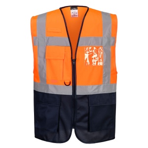 ES1 Essential Vestă Executivă Hi-Vis cu Contrast