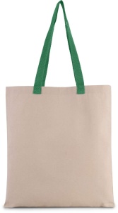 FLAT CANVAS SHOPPER WITH CONTRAST HANDLE - Img 7