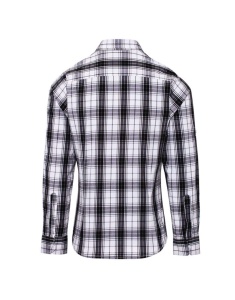 'GINMILL' CHECK - WOMEN'S LONG SLEEVE COTTON SHIRT - Img 3