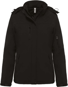 LADIES’ HOODED SOFTSHELL LINED PARKA - Img 4