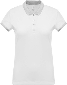 LADIES’ TWO-TONE PIQUÉ POLO SHIRT - Img 4