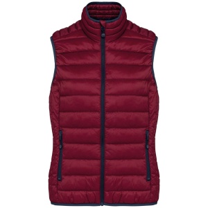LADIES' LIGHTWEIGHT SLEEVELESS FAKE DOWN JACKET - Img 10