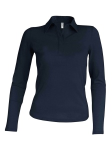 LADIES' LONG-SLEEVED POLO SHIRT