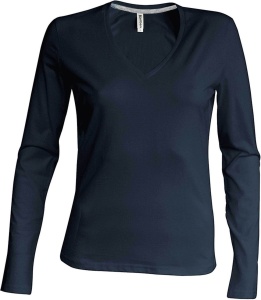 LADIES' LONG-SLEEVED V-NECK T-SHIRT - Img 5