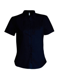 LADIES' SHORT-SLEEVED COTTON POPLIN SHIRT - Img 2