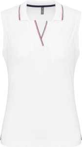 LADIES' SLEEVELESS POLO SHIRT