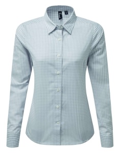 'MAXTON' CHECK WOMEN'S LONG SLEEVE SHIRT - Img 5