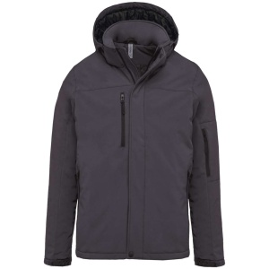 MEN'S HOODED SOFTSHELL LINED PARKA - Img 4