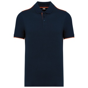 MEN'S SHORT-SLEEVED CONTRASTING DAYTODAY POLO SHIRT - Img 36