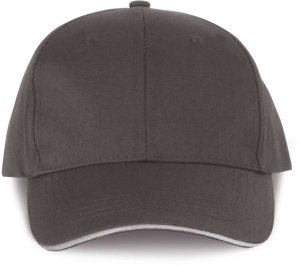 OEKOTEX CERTIFIED 6 PANELS CAP WITH SANDWICH PEAK - Img 7