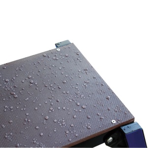Scara tip platforma, 2 trepte, lungime platforma 1m, inaltime de lucru 2.45m, MONTO StepTop - Img 3