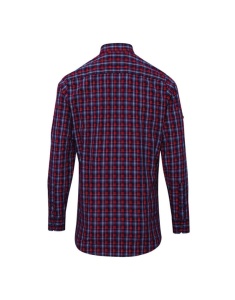 'SIDEHILL' CHECK - MEN'S LONG SLEEVE COTTON SHIRT - Img 3