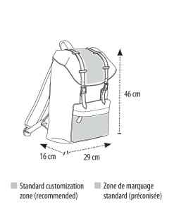 SOL'S HIPSTER - 600D POLYESTER BACKPACK - Img 3