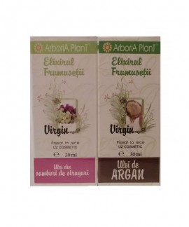 Pachet Ulei de Argan 30ml + Ulei de Sâmburi de Struguri 30ml